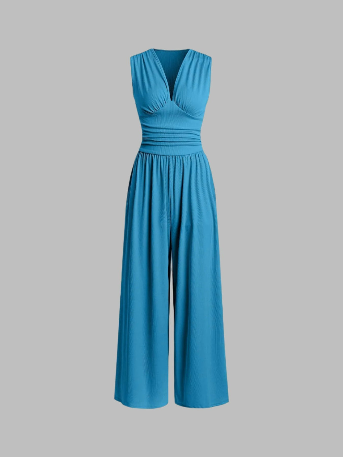 Charity – Mono elegante sin mangas y pierna ancha