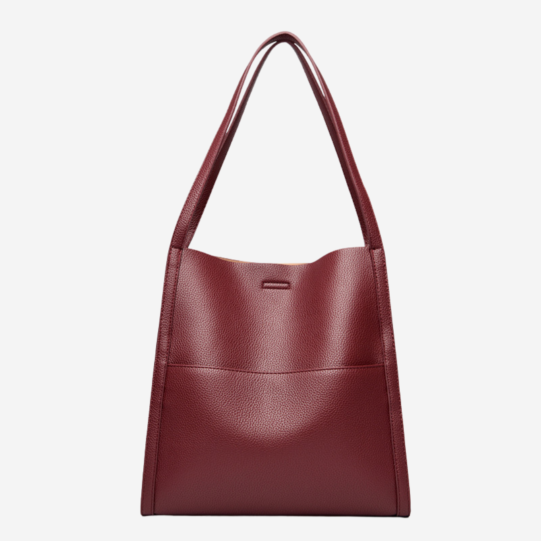 Mariah | Bolso de hombro de piel auténtica
