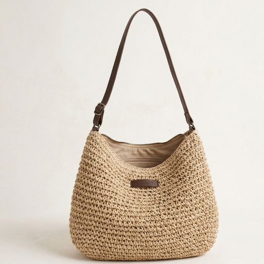 GIULIA FERMO | Bolso trenzado elegante.