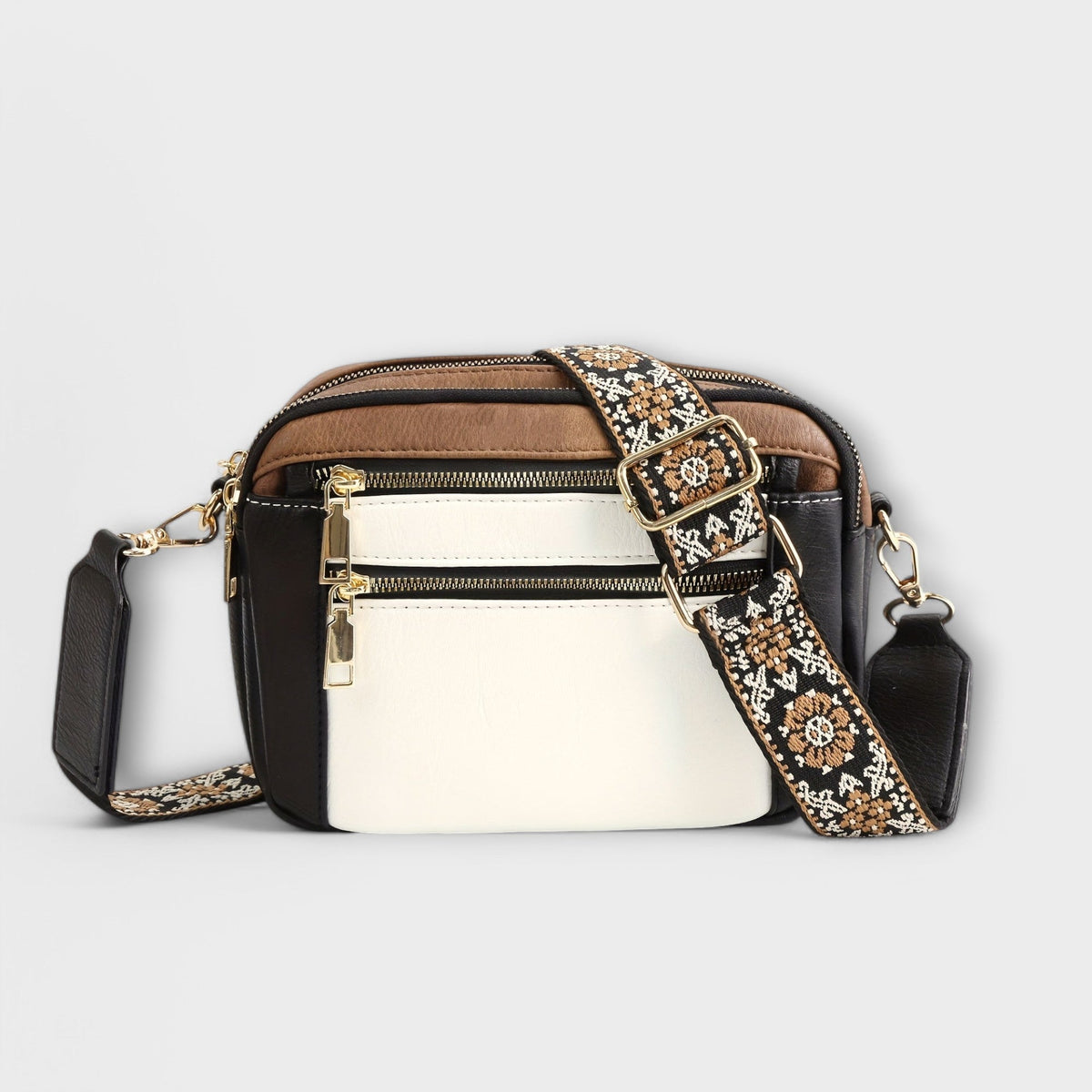 Elain - Bolso bandolera vegano de piel sintética
