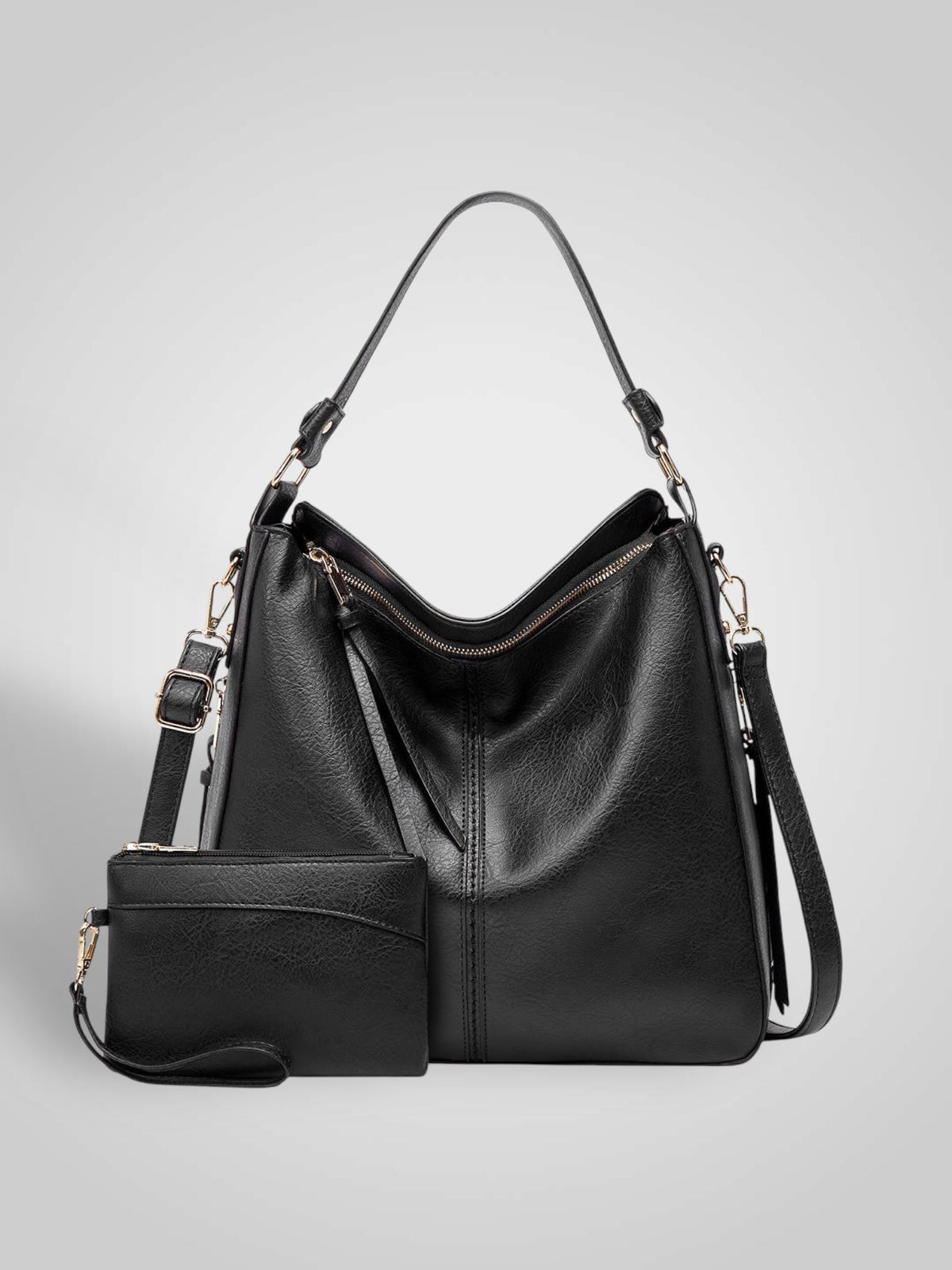 Sofía | Bolso hobo de lujo de piel antirrobo