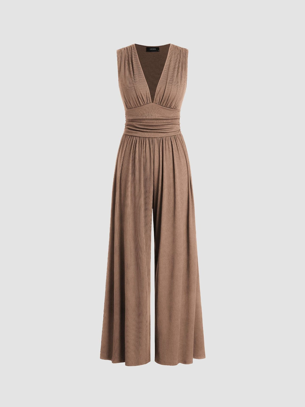 Charity – Mono elegante sin mangas y pierna ancha