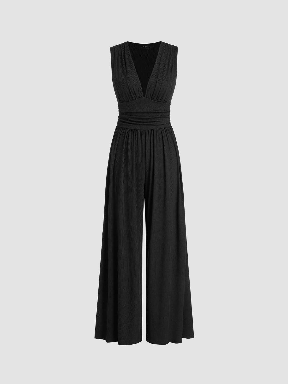 Charity – Mono elegante sin mangas y pierna ancha
