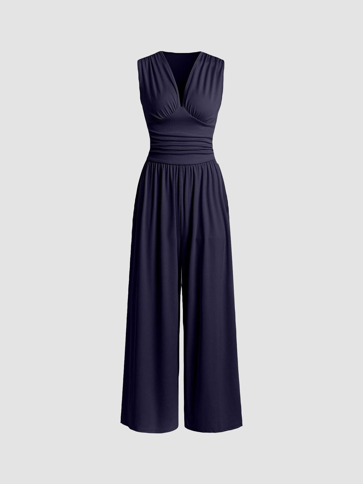 Charity – Mono elegante sin mangas y pierna ancha