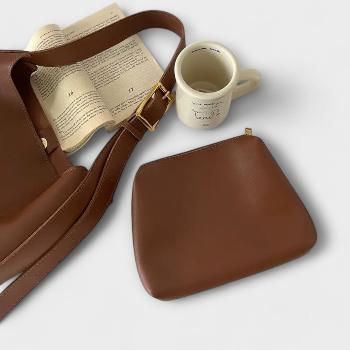 Sami – Elegante bolso bandolera de piel